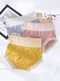 Soft Graphene Antibacterial High Waist Briefs Plus Size