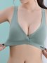 Soft High Elasticity Front Open Button No Steel Rim Underwear Plus Size
