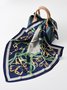 Boho Holiday Abstract Pattern Silk Scarf Vacation Beach Daily Commuting Accessories
