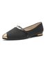 Glitter Pearls Decor Wedding Party Flat Shoes