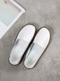 Solid Color Soft Sole Casual Shoes
