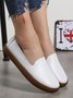 Solid Color Soft Sole Casual Shoes