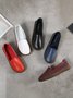 Solid Color Soft Sole Casual Shoes
