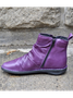 Women Winter Daily Casual Zipper Flat Heel Plain Blue Boots