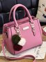 Pom Pom Ornament Multifunctional Tote Bag Messenger Bag