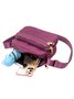 Simple Oxford Cloth Multifunctional Pocket Zipper Messenger Bag