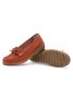 Bow Decor Moccasin Comfy Sole Flat Peas Shoes