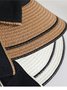 Large edge sun protection sunshade bow sun hat