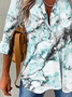 Casual Shirt Collar Loose Blouse