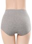 Cotton Breathable High Waist Briefs Plus Size