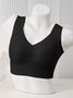 Lace Breathable Tank Top Bra No Trace Sleeping Underwear Plus Size