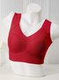 Lace Breathable Tank Top Bra No Trace Sleeping Underwear Plus Size