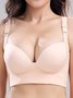 Soft and Comfortable Wide Back Buckle Gather A-F Full Cover Cup Bra
