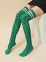 Over the Knee Stockings Stockings Irish Day Shamrock Accessories