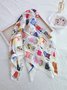 Casual Special Cat Pattern Scarves Fun Daily Commuting Accessories