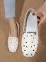 Floral Embroidered Slip On Casual Soft Loafers Fashion Shoes