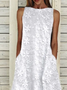 Linen Plain Cotton And Linen Dress