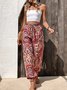 Women's Vintage Loose Paisley Summer Pants