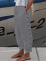 Women's Loose Casual Baggy Long Pant With Pockets