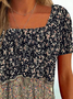 Ditsy Floral Knitted Casual Shirt