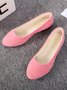 Multi-color Selection Velvet Simple Flat Shoes
