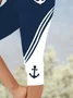 Anchor Tight Knitted Casual Nautical Leggings