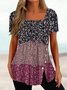 Ditsy Floral Knitted Casual Shirt