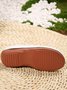 Vintage Hollow Out Wedge Slide Sandals