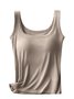 Women's Sleeveless Tank Top Camisole Summer Plain Knitted Crew Neck Daily Going Out Casual Top Black