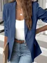 Casual Loose Plain Blazer