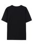 Women's Short Sleeve Tee T-shirt Summer Tree Printing Cotton Crew Neck Daily Going Out Casual Top Black