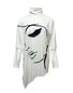 Women's Long Sleeve Blouse Spring/Fall Face Lace Jersey Turtleneck Daily Going Out Casual Top