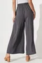 Women's H-Line Straight Pants Daily Going Out Pants Casual Knot Front Plain Spring/Fall Pants