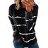 Women's Hoodie Striped Casual Spring/Fall Long Sleeve Sweatshirt