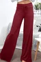 Women's Trousers Wide Leg Pants Daily Going Out Casual Jersey Plain Spring/Fall Pants