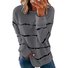 Women's Hoodie Striped Casual Spring/Fall Long Sleeve Sweatshirt