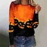 Women's Long Sleeve Tee T-shirt Spring/Fall Halloween Jersey Crew Neck Daily Going Out Casual Top