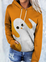 Women's Hoodie Halloween Casual Spring/Fall Long Sleeve Sweatshirt