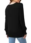 Women's Long Sleeve Tee T-shirt Spring/Fall Plain Crew Neck Daily Going Out Casual Top