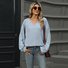 Women's Long Sleeve Tee T-shirt Spring/Fall Plain V Neck Daily Going Out Casual Top