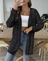 Women's Casual Spring/Fall Plain Wool/Knitting Cardigan