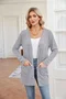 Women's Casual Spring/Fall Plain Cardigan