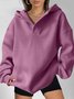 Women's Plain Spring/Fall Long Sleeve Casual Daily Hoodie