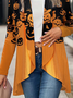 Women's Spring/Fall Outerwear Casual Halloween Jersey Shawl Jacket