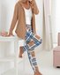 Women's Jersey Abstract Daily Going Out Two Piece Set Long Sleeve Casual Spring/Fall Top With Pants Matching Set