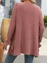 Women's Spring/Fall Outerwear Casual Plain Shawl Jacket