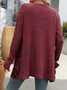 Women's Spring/Fall Outerwear Casual Plain Shawl Jacket