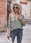 Women's Plain Spring/Fall Long Sleeve Casual Daily Hoodie