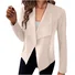 Women's Autumn Outerwear Casual Plain Long Sleeve Jacket