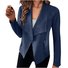 Women's Autumn Outerwear Casual Plain Long Sleeve Jacket